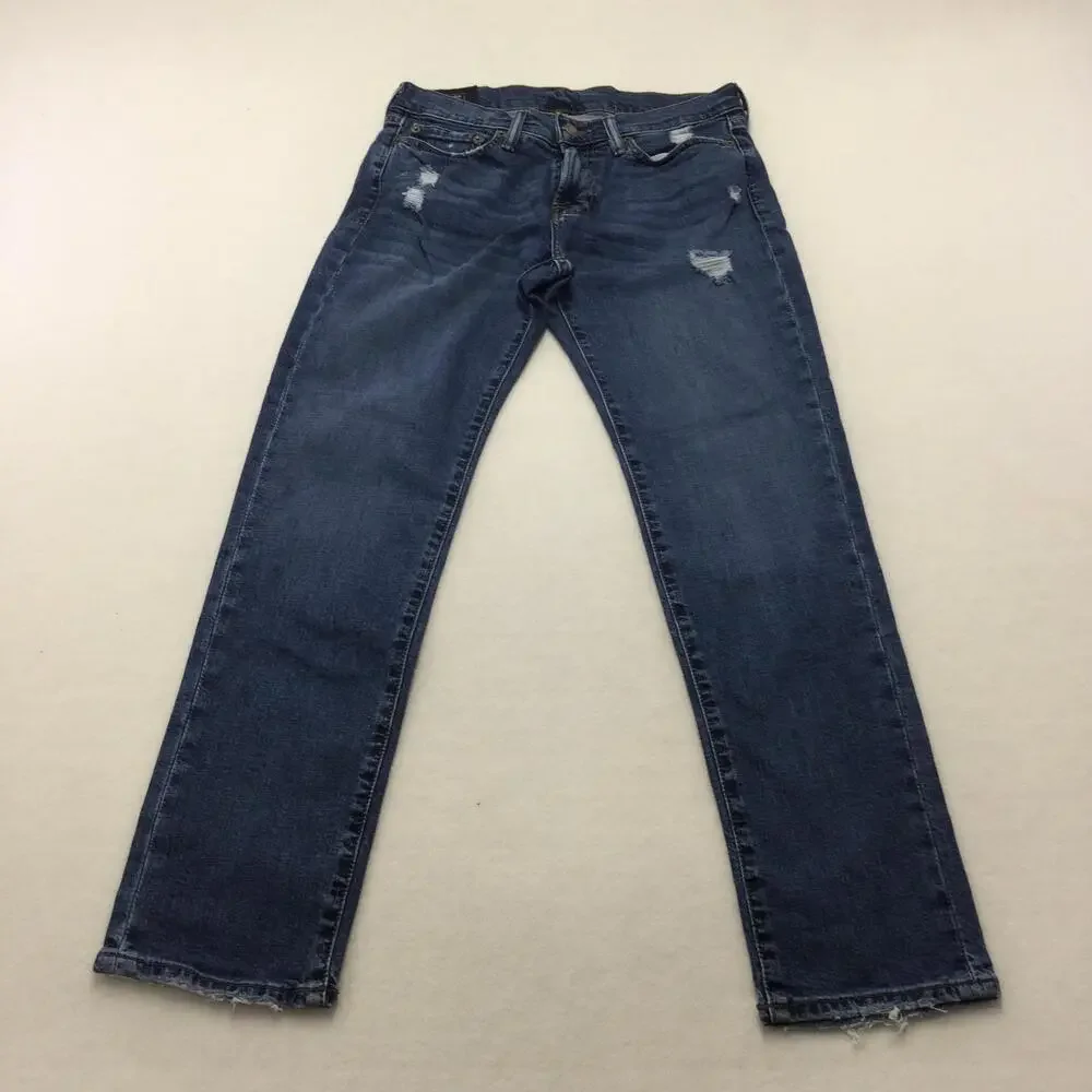 Abercrombie & Fitch Rustin Athletic Skinny Jeans Mens 29x30 Distressed Stretch